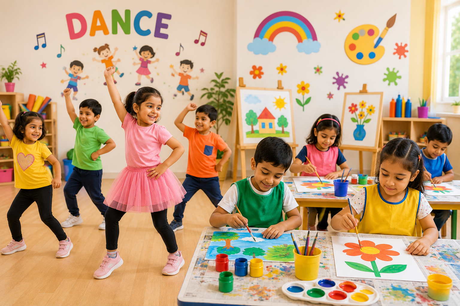 Dance & Painting Classes