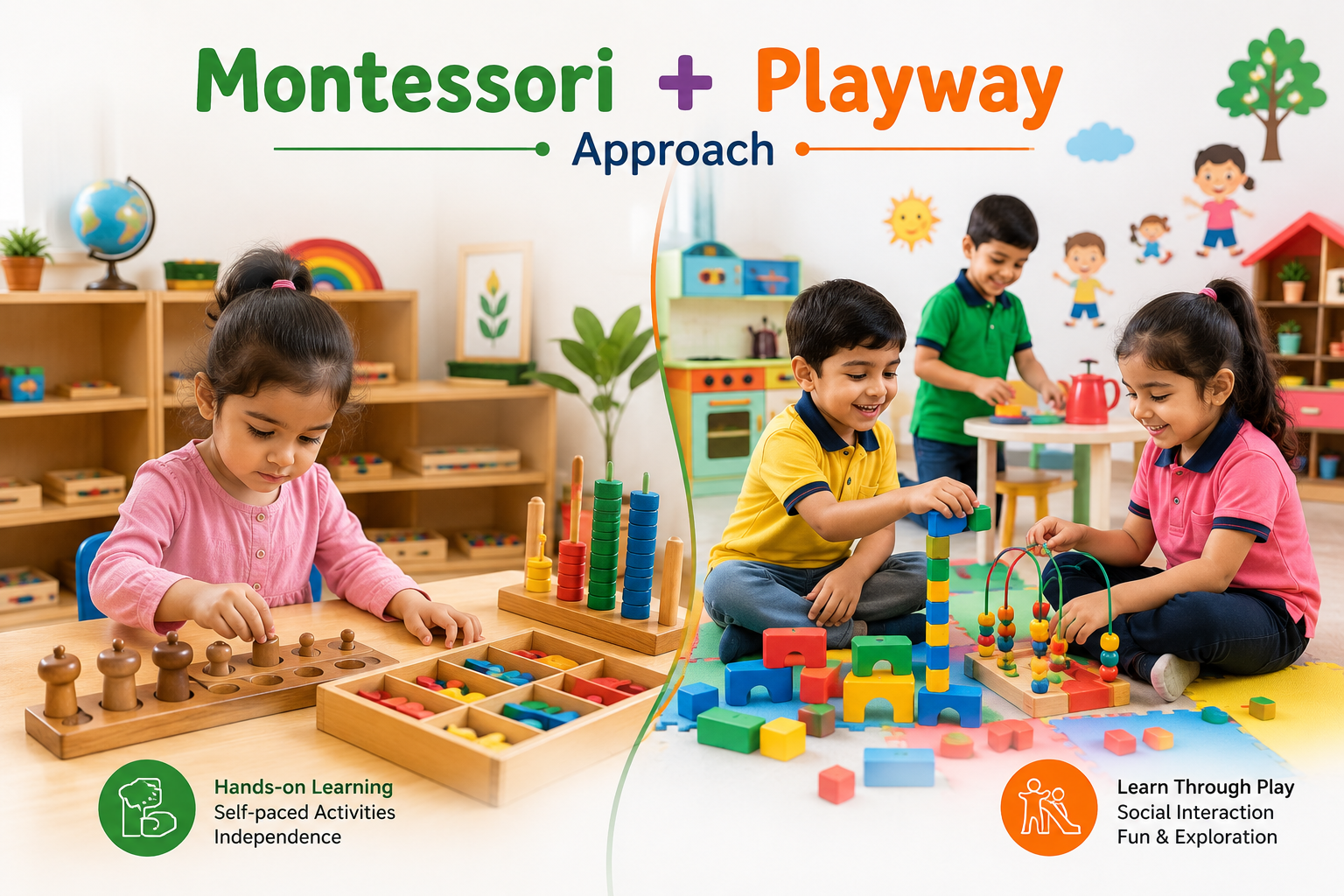 Montessori + Playway Approach